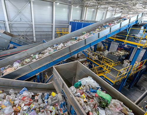Plastic sorting facility